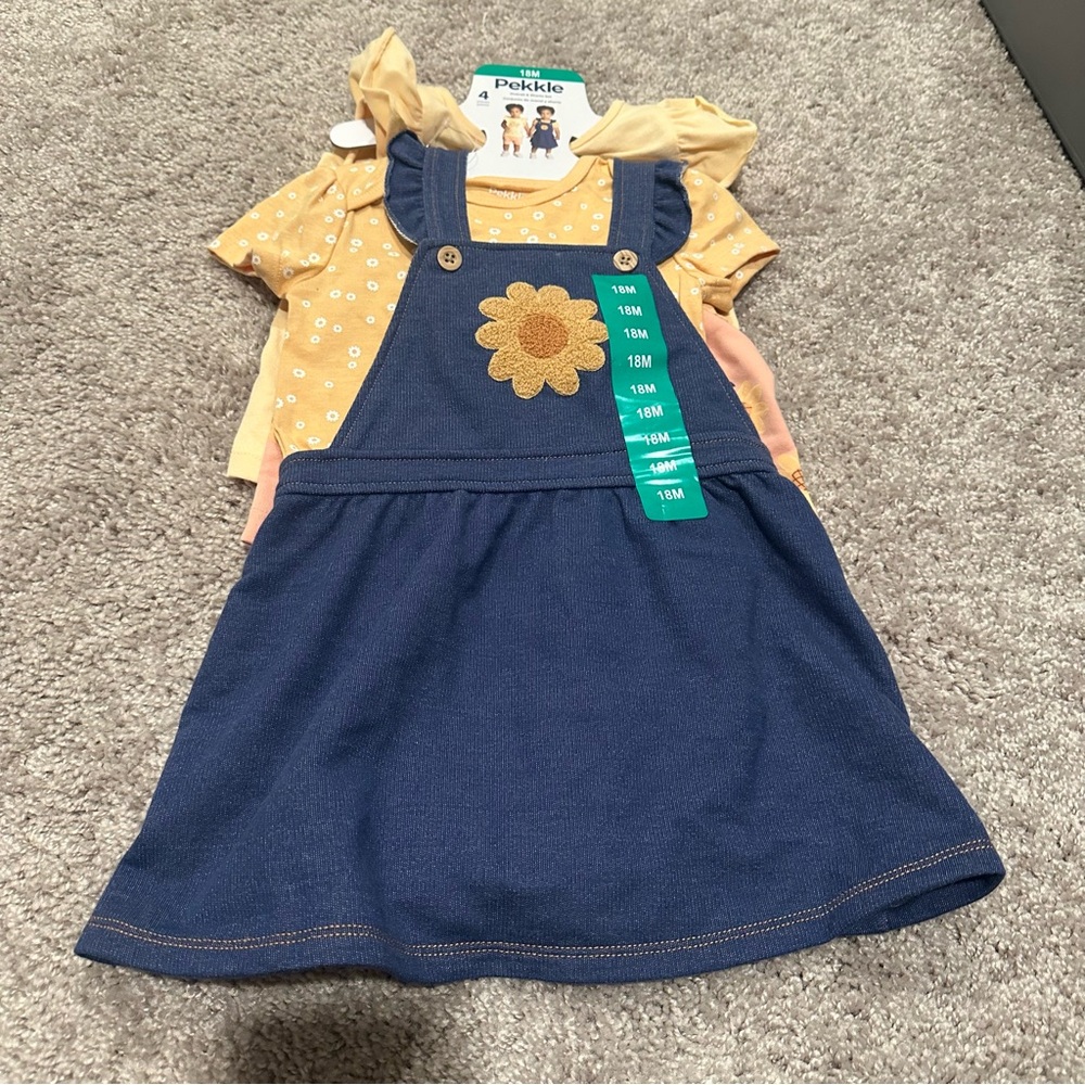 Pekkle 18 Month 4 piece Clothing Set